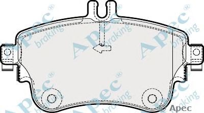 APEC BRAKING pad1882 -  Комплект тормозных колодок, дисковый тормоз